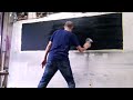 黒板自作動画 手作り黒板のススメ! チョークボードペイント(油性)を壁に塗ったど~(*≧∀≦*) D チョークボード