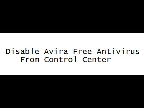 how to remove avira