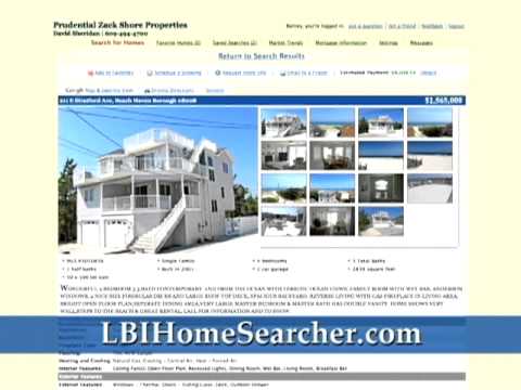 LBIHomeSearcher.com | Dave Sheridan Prudential Zack LBI TV 8/11