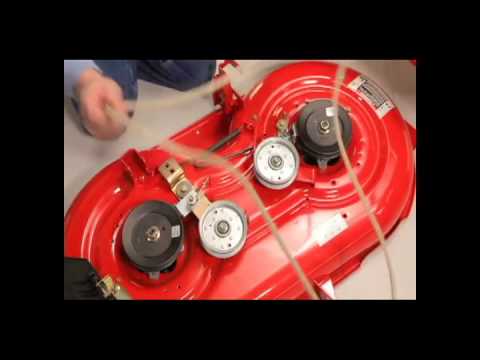 how to put belt on mtd riding mower