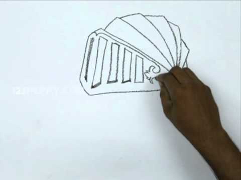 video-linktoworks-How to Draw a Knight Helmet - YouTube