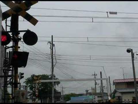 両毛線　しゃべる踏切