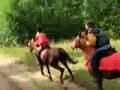 Horse riding in the forest/ Галоп в лесу