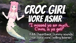 Croc Girl Missed You So Much! Vore ASMR Roleplay