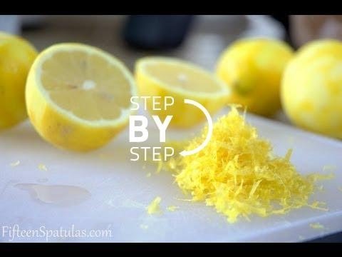 how to do a lemon zest