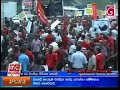 Police tear gas protesters causing heavy traffic