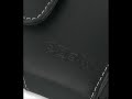 PDair Leather Case for HTC Touch Dual Horizontal Pouch Black