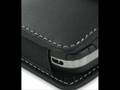 PDair Leather Case for HTC Touch Dual Horizontal Pouch Black