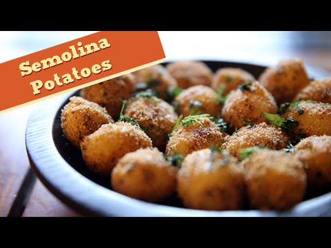 Semolina Potatoes – Easy Potato Starter / Main Course Recipe – Divine Taste With Anushruti