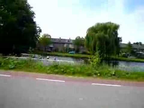 Amphitrite 4+ op de Spaarne Lenterace