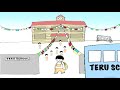 our very first animation named teru teru bouzu, the japanese tradition of weather wishes. we are going to tell this tradition by brother and sister having a diff event for next day and they both wish for opposite weather. they made teru teru bouzu and now, teru teru bouzu awaken and start battle for the weather.