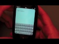 Palm Pre Virtual Keyboard