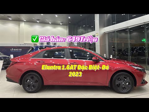 Elantra 1.6AT Đặc Biệt Màu Đỏ 2023 #otogiare #elantra #giaxeelantra #elantra2023 #hyundaielantran