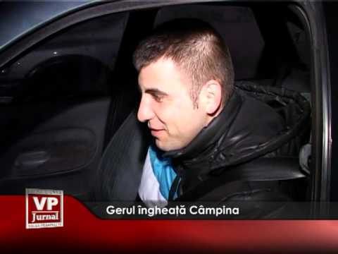 Gerul îngheaţă Câmpina