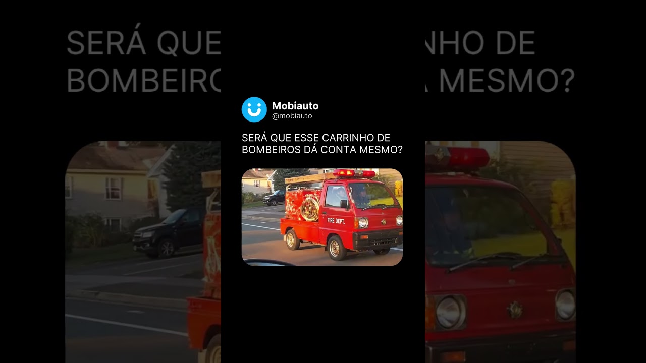 VOCÊ CONFIARIA EM UM MINI BOMBEIRO?