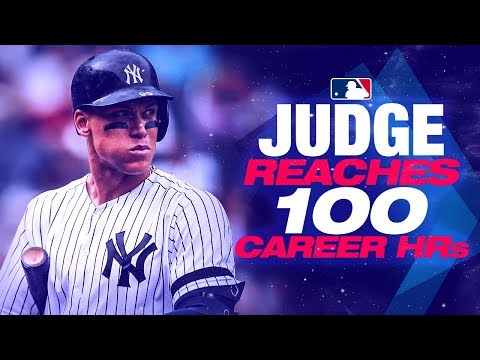 Video: Judge's 100 career homers