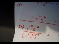Dividing Monomials Dividing Monomials