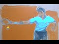 An artist's tribute to the Artist- Roger Federer Tribute Contest Winner