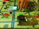 Laser + a broken hard disk = projector.