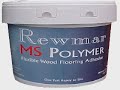 this short video shows how to install solid wood flooring onto a concrete base using rewmar ms polymer flexible adhesive. this adhesive is so easy to use and contains no solvents. perfect for sticking down both solid hardwood flooring and engineered hardwood flooring. for more information please vist the website www.rewmar.co.uk