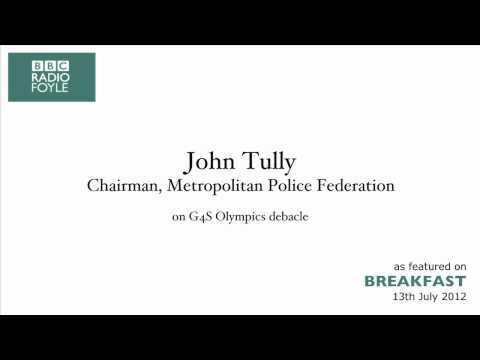 John Tully on G4S Olympics debacle - BBC Radio Foyle