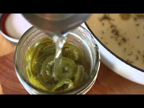 pickeled - Learn how to make a Pickled Jalapeno Rings Recipe! - Visit http://foodwishes.blogspot.com/2012/02/quick-pickled-jalapeno-rings-i-hear.html for the ingredient...