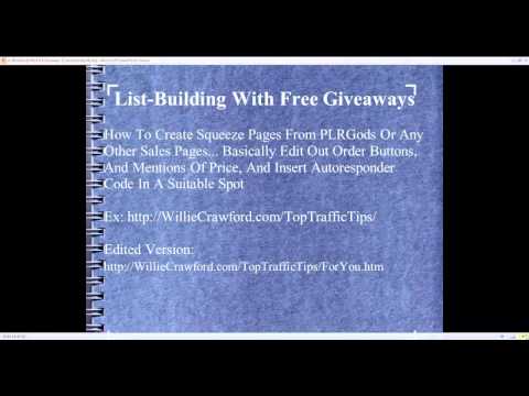 How To Actually Build A Large RESPONSIVE List Using Free List-building Giveaways!