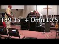 BFM T39 and Omni 10.5 through Mark Bass on a Status Bass