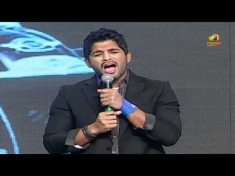 allu arjun talks about pawan kalyan, trivikram & devi sri prasad - julayi audio launch