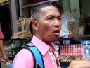 Dad eating scorpion and beetle in Beijing part 2