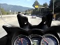 Suzuki DL650 on the highway Suzuki DL650 on the highway