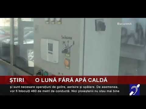 O lună fără apă caldă