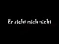 Er sieht mich nicht :( Er sieht mich nicht :(
