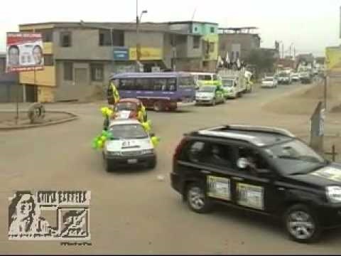 0 Silvia Barrera Vásquez estuvo en gran caravana vehicular desarrollada en Villa María del Triunfo