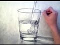 AMAZING WATER/GLASS drawing - look for beauty in the mundane - Theportraitart video