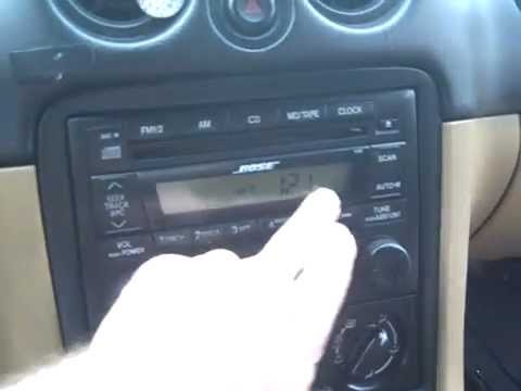 Mazda Miata Stereo Removal and Repair 1999 2005