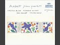mozart: piano quartet in g minor k478 - i. allegro (excerpt)
malcolm bilson (fortepiano); elizabeth wilcock (violin); jan schlapp (viola); timothy mason (cello)
dg 4776732