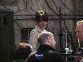 Jennifer Beals on Location shooting Ride-Along in Chicago