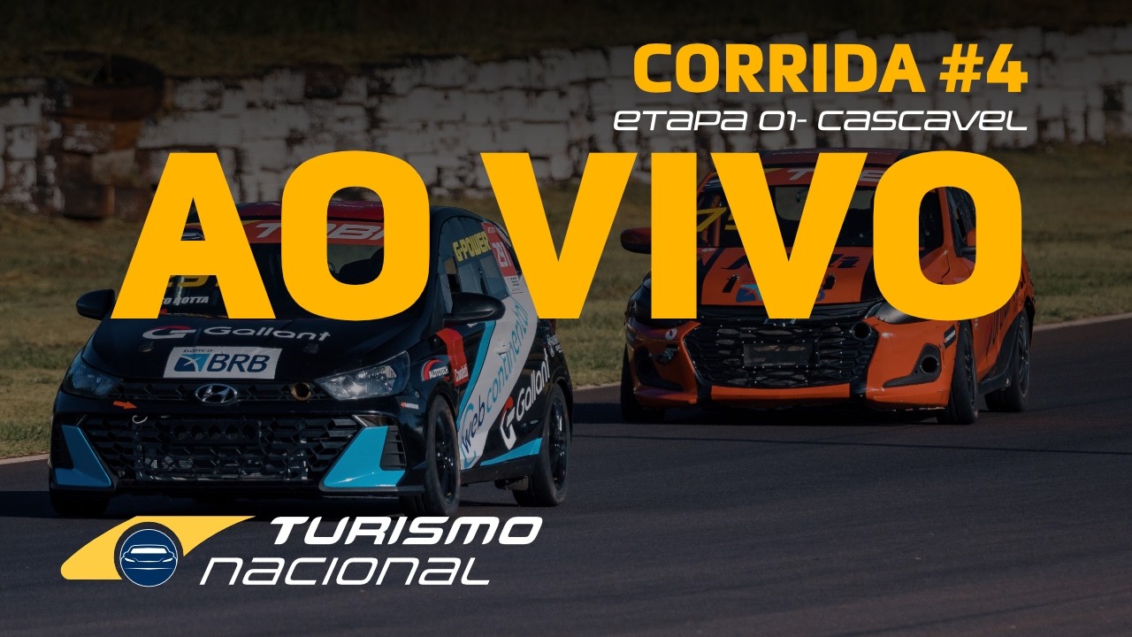 TURISMO NACIONAL 2026 | AO VIVO | 1ª ETAPA - CORRIDA 4 | CASCAVEL, PR