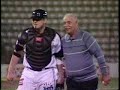 lanzamiento de la primera bola por el ex naranjero juan antonio chan en el encuentro naranjeros - venados en el 