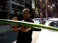 PRANCHA E-FLEX SENDO ATROPELADA