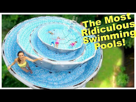 FILLING OUR POOL WITH SWIMMING POOL!! 🙄