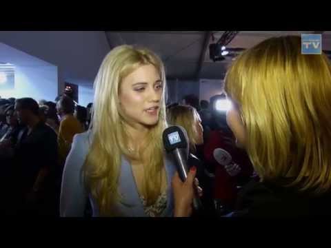 WEB CHANNEL TV im Interview mit Larissa Marolt auf der Fashion Week 2015 in Berlin Promi