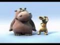 happy hippo
