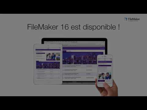 Découvrez FileMaker 16