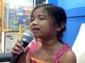 Trixie Mamonong singing Reflection Trixie Mamonong singing Reflection