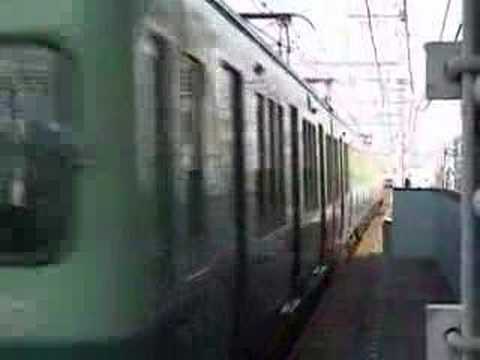京阪の複々線 Keihan electric railway