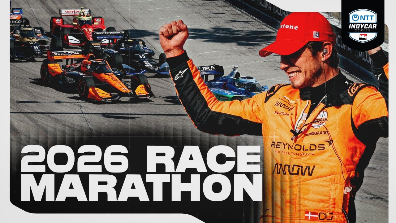 🔴 LIVE: 2026 INDYCAR Race Marathon | Watch the Full First Half of the Season