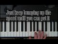 Green Hill Zone (hard) on Piano Tutorial Part 1