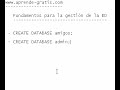 Base de datos 04 - Fundamentos gesti�n  base de datos